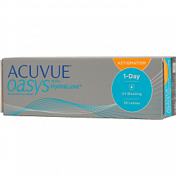 ACUVUE OASYS WITH HYDRALUXE for ASTIGMATISM (30 Линз)